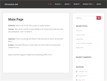 Tablet Screenshot of abraxxus.net